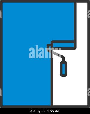 Wandgemälde-Symbol Stock Vektor