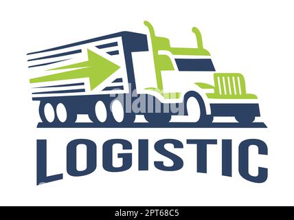 Logo des Speditionsunternehmens Stock Vektor