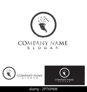 Vektorsymbol für das Magic hat Logo Stock Vektor