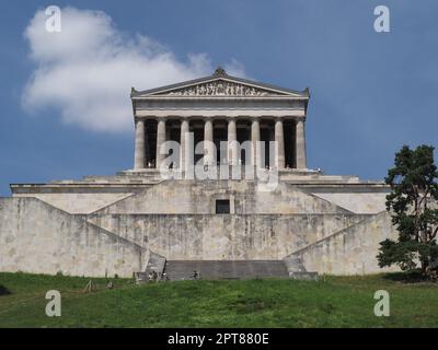 DONAUSTAUF, DEUTSCHLAND - CA. JUNI 2022: Walhalla Hall of Fame Tempel Stockfoto