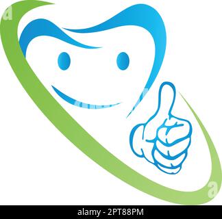 Zahn, Zahnpflege, Zahnmedizin, Zahnarzt, Logo Stock Vektor