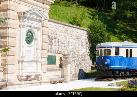 Denkmal der Semmerinbahn, Niederösterreich, Österreich Stockfoto