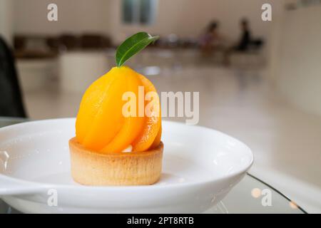 Mayongchid oder marian Plum Cheese Pie, Stock Foto Stockfoto