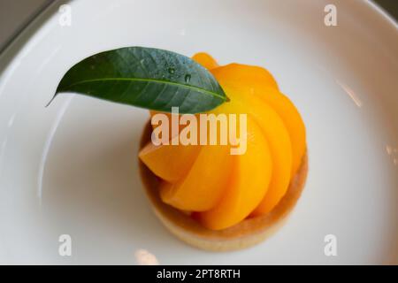 Mayongchid oder marian Plum Cheese Pie, Stock Foto Stockfoto