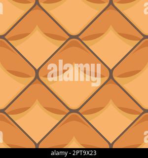 Reife Ananasfrüchte Nahtloses Muster. Süße Organische Textur. Stockfoto