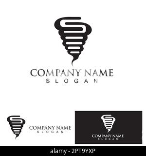 Vektordarstellung des Tornado-Symbols Stock Vektor