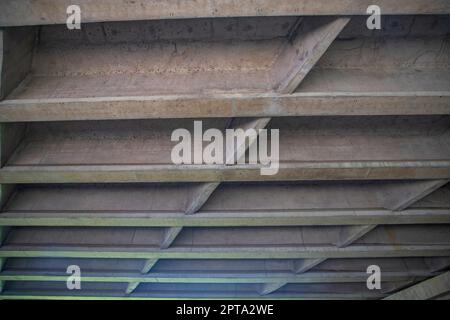 Über Brücke unter der Seite Bild strukturierter Hintergrund Stockfoto