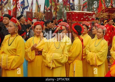 Neujahrsfest des Mondes in Lim Town. Bac Ninh, Vietnam Stockfoto