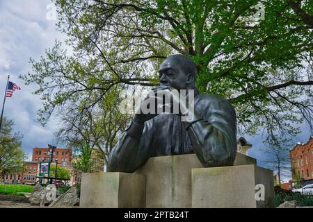 Martin Luther King, Jr. Gedenkstätte in Mansfield, OH USA 2023 Stockfoto