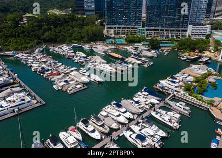 Aberdeen, Hongkong 24. August 2020: Hong Kong Yacht Club Stockfoto