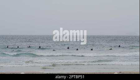 Shek O, Hongkong, 08. Februar 2021: Big Wave Bay Stockfoto