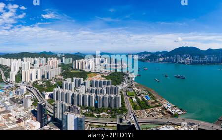 Kwun Tong, Hongkong 06. September 2020: Hongkong-Stadt Stockfoto