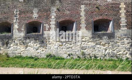 La Fortification, Fort Saint Pierre bei Sonnenuntergang. Maastricht. Niederlande. Stockfoto