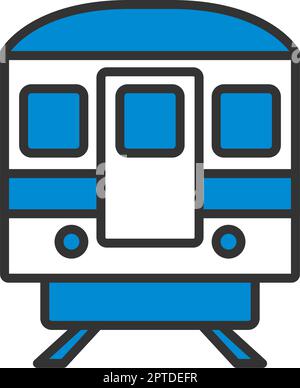 U-Bahn-Symbol Stock Vektor