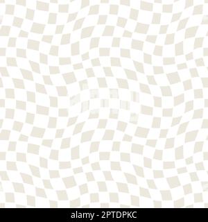 Nahtloses geometrisches Muster. Wellen und Kreise in schwarz und weiß. Vektorgrafik Stockfoto