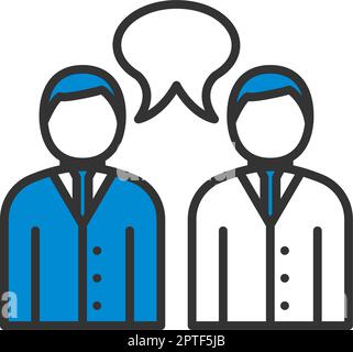Chat-Symbol Stock Vektor
