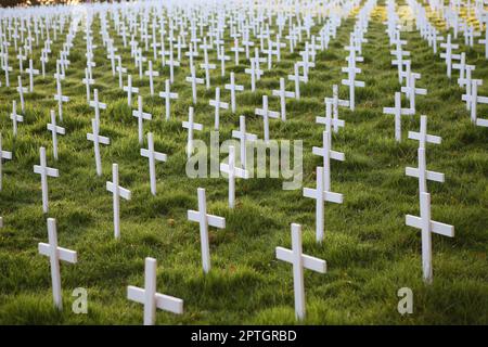 ANZAC, Gallipoli, die Kriegsopfer wurden überfallen Stockfoto