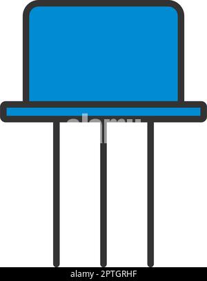 Transistor-Symbol Stock Vektor
