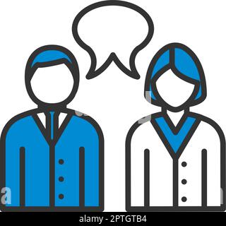 Chat-Symbol Stock Vektor