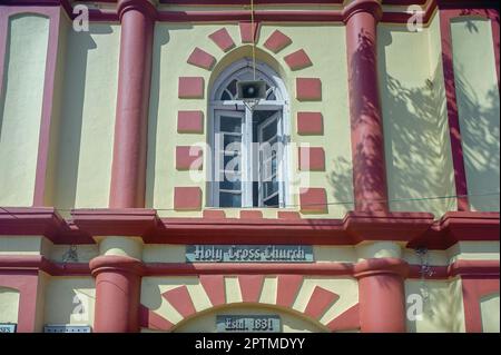 14-05-2009 Holy Cross Church erbaut im Jahr 1831 an einer Bergstation, Mahabaleshwar während des britischen Raj Maharashtra, Indien Stockfoto