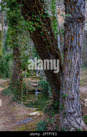 Die Toba von Fuentetoba. Soria. Spanien. Stockfoto