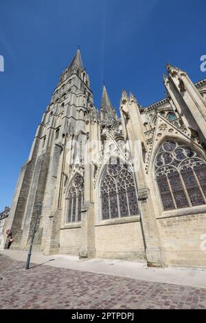 Bayeux Kathedrale, auch bekannt als, Kathedrale unserer Lieben Frau von Bayeux, Notre Dame de Bayeux, ist,a,gotisch,römisch-katholisch,Kirche,gelegen,in,The,Centre,of,Bayeux.Bayeux,a,Stadt,Kommune,in,The,Calvados,Department,in,Normandie,in,Nordeuropa,die Heimat,Nordeuropa,die Heimat,die Westeuropa,die Bayman,die Heimat,die Heimat,die Nordeuropa,die Heimat,die Westeuropa,die Heimat,die,die Westeuropa,die,die Bayquie,die 1066,die Heimat,die Heimat,die Westeuropa,die,die,die,die,die,die,die,die,die, Stockfoto
