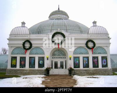 Buffalo und Erie County Botanical Gardens, Buffalo, New York, USA. Stockfoto