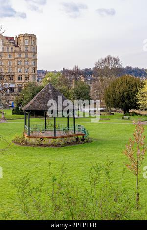 Parade Gardens Park in Bath Spa - Bath, Somerset, England - 8. April 2023 Stockfoto