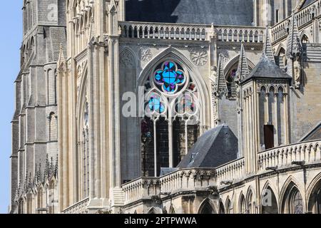 Bayeux Kathedrale, auch bekannt als, Kathedrale unserer Lieben Frau von Bayeux, Notre Dame de Bayeux, ist,a,gotisch,römisch-katholisch,Kirche,gelegen,in,das,Zentrum,von,Bayeux.Bayeux,a,Stadt,Kommune,in,Calvados,Departement,in,Normandie,in,Nordwesteuropa,Tapeuten,die Heimat,Bayeau,die Heimat,der Westeuropa,die Heimat,die Heimat,der Bayqueum,die Heimat,der Westeuropa,die,die,die Tapeten,die,die,die,die,die,die Buchten,die Heimat,die Heimat,die Westeuropa,die Buchten,die,die Tapten,die, Stockfoto