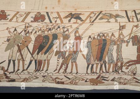 Bayeux,Stadt,Gemeinde,in,die,Calvados,Abteilung,in,Normandie,Normandie,in,Northwestern,Frankreich,Frankreich,Europa,Europa,Bayeux,ist,Zuhause,an,die,Bayeux Tapestry,die,Ereignisse,führen,aufwärts,yo,die,normannische Eroberung,von England,in,1066. Stockfoto