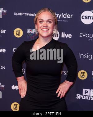 London, Großbritannien. 27. April 2023. Ellie Simmonds nahm an den Sport Industry Awards 2023 bei Battersea Evolution in London Teil. Kredit: SOPA Images Limited/Alamy Live News Stockfoto
