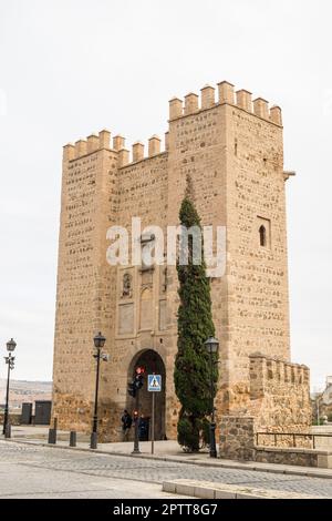 Spanien, Toledo, Alcántara-Brücke Stockfoto