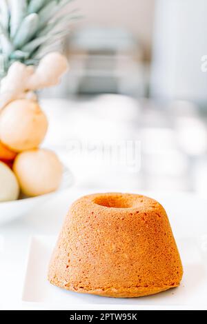 Traditionelles Dessert aus Brescia, Italien für die Weihnachtsfeiertage: Bossolà. Eine süße und duftende Art, die Düfte der Vergangenheit wiederzuentdecken. Stockfoto