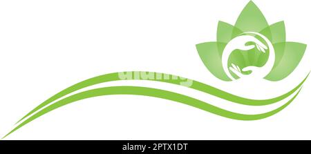 BlÃ¤tter, Wellness, GÃ¤rtner, Gesundheit, Heilpraktiker, Hintergrund Stock Vektor