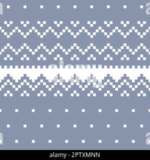Winter knitting seamless pattern vector Stock Vektor