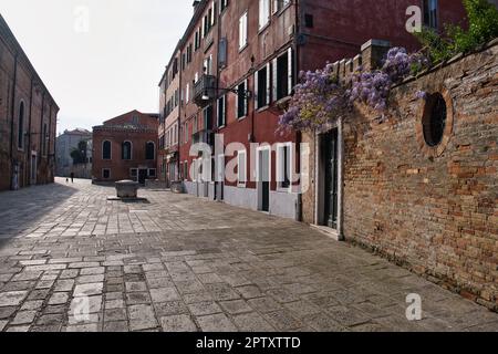 Stadtbild einer Wohngegend von Venedig Stockfoto