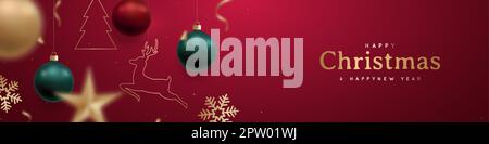 Weihnachten und Neujahr 61-1 Stock Vektor