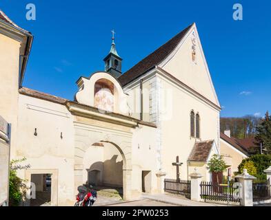 Mauerbach: Mauerbacher Charterhouse, Kirche Mauerbach in Wienerwald, Wienerwald, Niederösterreich, Niederösterreich, Österreich Stockfoto