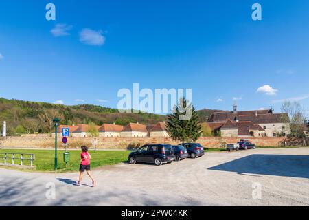 Mauerbach: Mauerbacher Charterhouse, nördlicher Mönchszellenflügel in Wienerwald, Wienerwald, Niederösterreich, Niederösterreich, Österreich Stockfoto