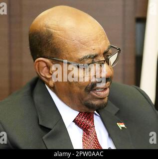 SUDAN Omar al-Bashir im November 2017. Foto: Kremlin.ru Stockfoto