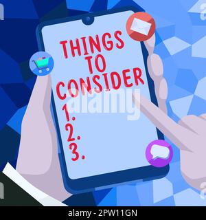 Schreiben Sie mit der Hand Dinge, die Sie beachten sollten, unterschreiben Sie eine Liste mit dem Geschäftsansatz, um den Zeitplan für den Einkauf zu überprüfen oder zu erledigen Stockfoto