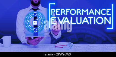 Verfassen von Text Leistungsbewertung, Word verfasst zur Entwicklung und Aktionsplanung eines anderen Stockfoto