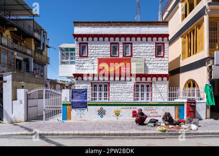 Postamt in Leh, Indien Stockfoto