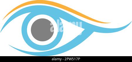 Eye Icon Logo-Design Stock Vektor