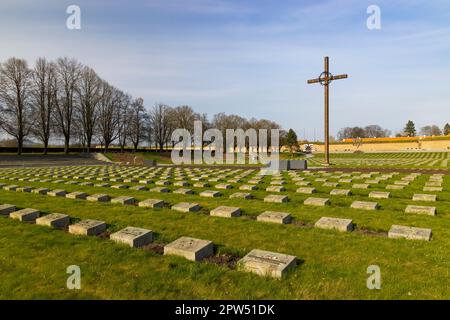 Kleine Festung und Denkmal für die Opfer 2nd Weltkrieg, Terezin, Nordböhmen, Tschechische Republik Stockfoto