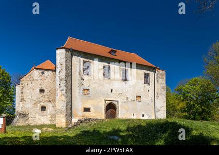 Festung Cuknstejn bei Nove hrady, Südböhmen, Tschechische Republik Stockfoto