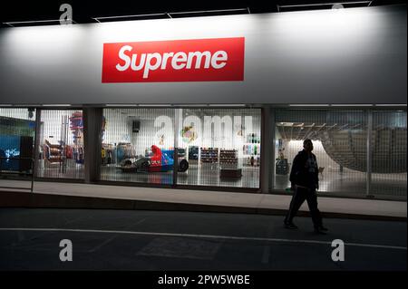 Das beste Geschäft auf dem Sunset Strip, wo Tower Records einst in Los Angeles, Kalifornien, war Stockfoto