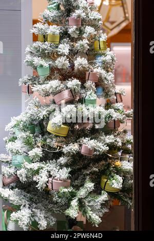 Weihnachtsbaum in Prag, Tschechische Republik Stockfoto