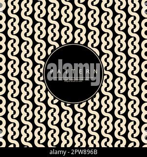 Vertikale abstrakte Linienmuster. Mustervektor mit luxuriösen Linien. Stock Vektor