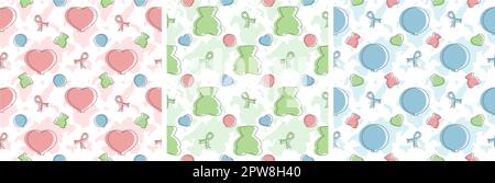 World Down Syndrome Day Seamless Pattern Design in Template handgezeichnete Cartoon Flat Illustration Stock Vektor